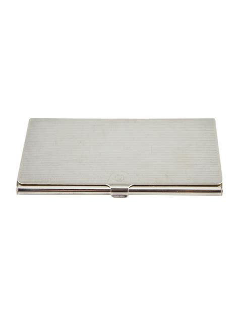 sterling silver business card holder.